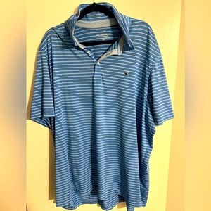 Blue performance Vineyard Vines polo